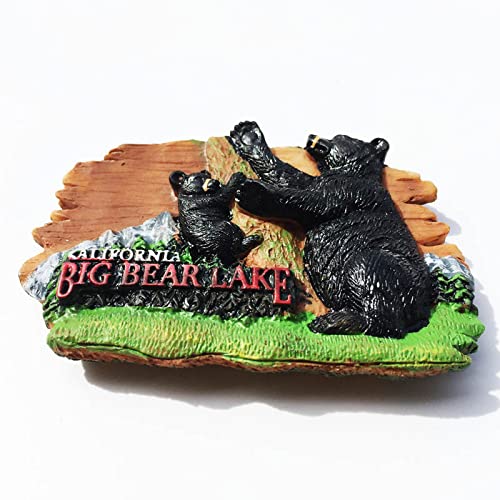 Big Bear Lake Los Angeles 3D USA Fridge Magnet Souvenir - Product Imagery