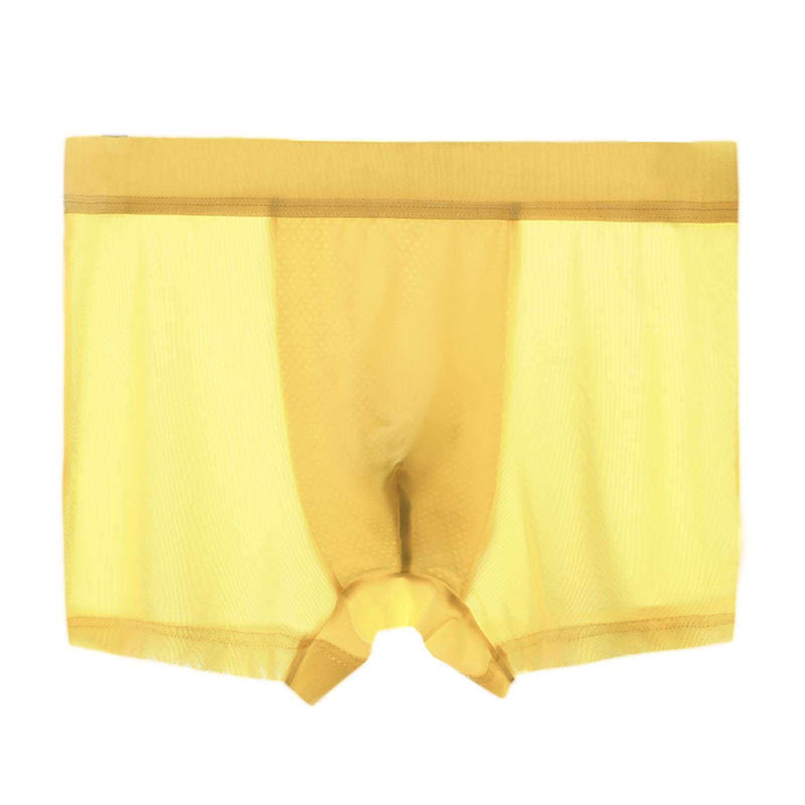Mens Ice Silk Underwear Seamless Quick Dry Boxer Briefs Thin Breathabl - View 4