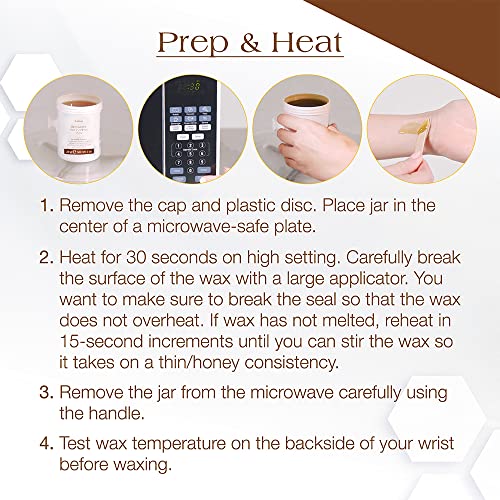 GiGi Microwave Tweezeless Wax - Non-Strip Facial Hair Remover, - Product Imagery