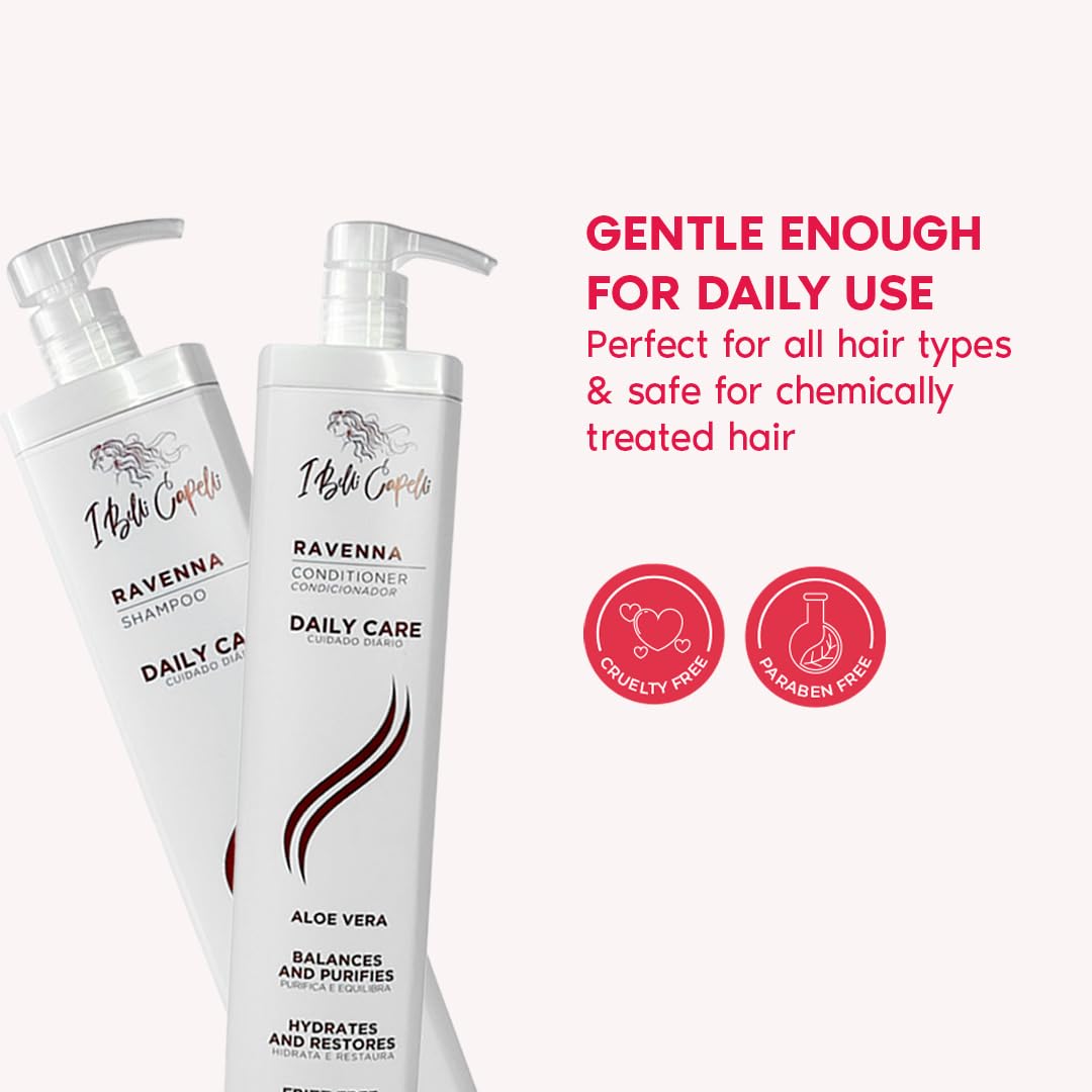 I Belli Capelli Ravenna Daily Care Shampoo and Conditioner - I Belli Capelli Official Imagery - 5