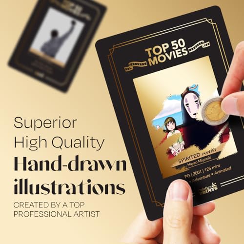 Premium Movie Night Scratch Off Cards- Gifts for Movie Lovers - Product Imagery