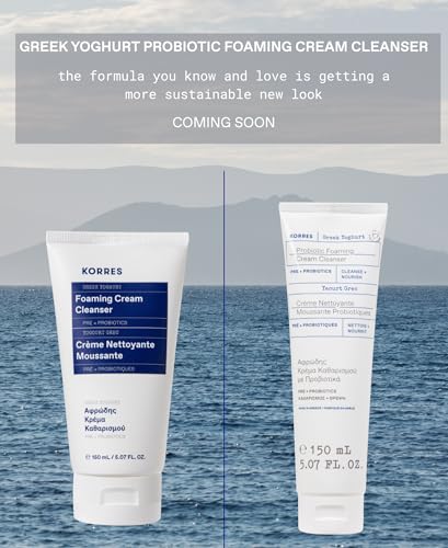 KORRES Greek Yoghurt Foaming Cream Cleanser, Deep Skin Cleansing - Product Imagery