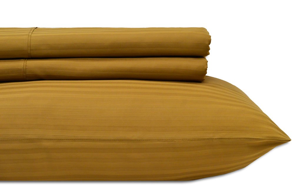 Royal Hotel Stripe Bronze 580-Thread-Count 2pc / Pair - Product Imagery