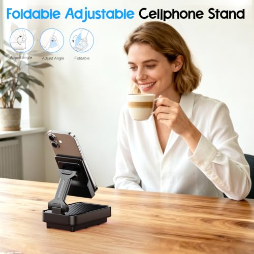 Gifts for Men Women-TechGlow Wireless Induction Speaker with - Product Imagery