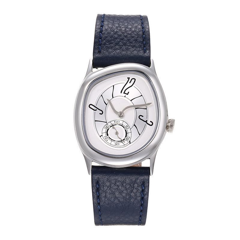 Gosasa Creative Unisex Twisted Dial Design Quartz Watch with - Product Imagery