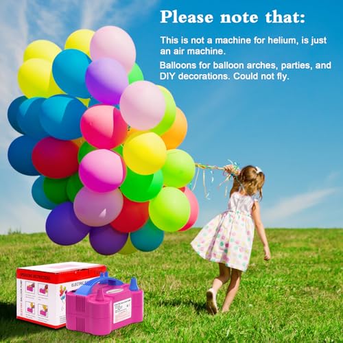 IDAODAN Electric Balloon Pump, Portable Electric Balloon Blower - Product Imagery