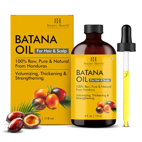 Botanic Hearth Batana Oil for Hair Growth & Hair Treatment, 4 Fl oz - Botanic Hearth Official Product View 1