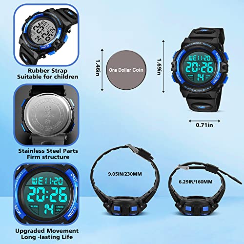 Kids Watch,Boys Watch for 3-15 Year Old Boys,Digital Sport - Product Imagery