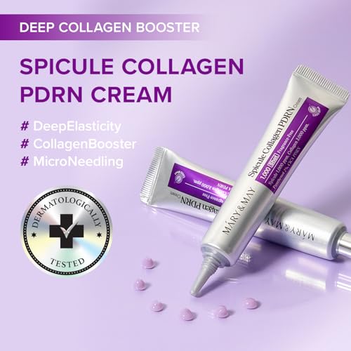 Mary&May Spicule Collagen PDRN Cream, Korean Plumping Night - Product Imagery