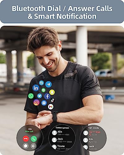 Parsonver Smart Watch for Men Women(Answer/Make Calls), Fitness - Product Imagery