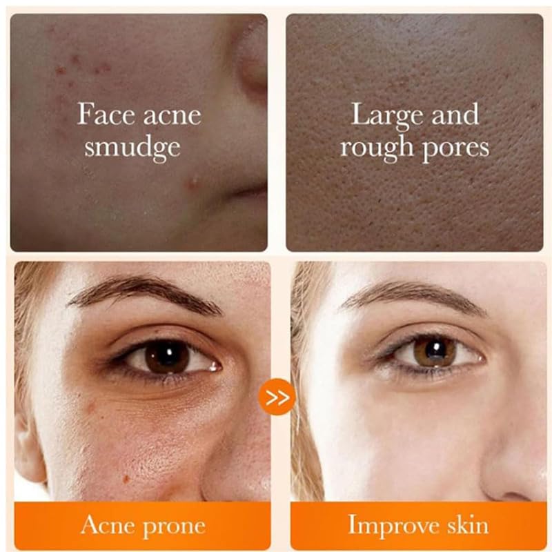 2 Pcs Turmeric Foaming Face Wash, Deep Cleaning Scrub - Product Imagery