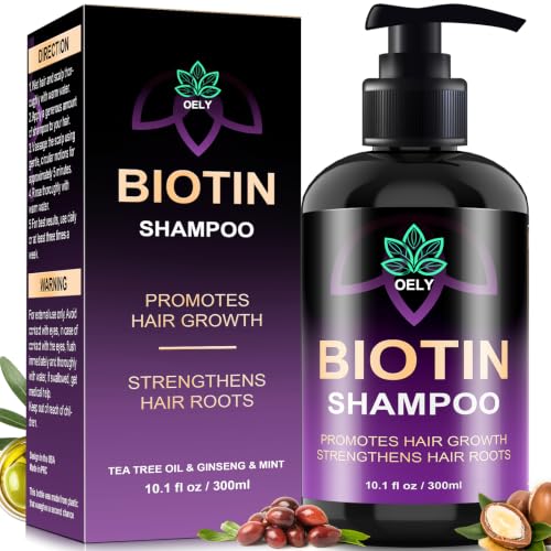 Biotin Hair Growth Shampoo Hair Loss Shampoo for Thinning - oely Official Imagery - 1