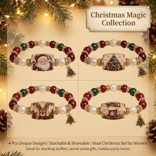 Christmas Magic Collection Bracelet, Jewelry Gift for Women - Product Imagery