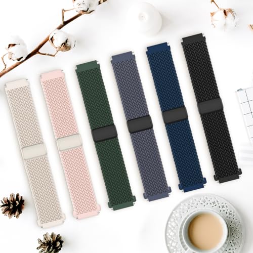 JNN Quick Release Watch Band - Magnetic 18mm 20mm 22mm Braided - Product Imagery