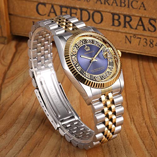 Small Gold Plated Fashion Stainless Steel Waterproof Watch - Product Imagery