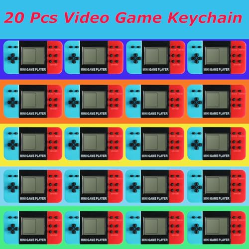 APZ 20 Video Game Party Favors for Kids,Video Game Keychain - Product Imagery