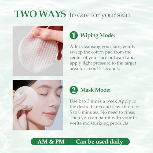 Toner Pads - with Centella Asiatica Extract and Collagen, - Product Imagery
