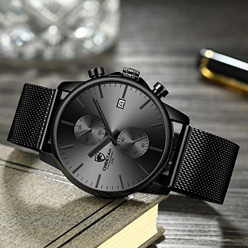 GOLDEN HOUR Mens Watch Fashion Sleek Minimalist Quartz Analog - Product Imagery
