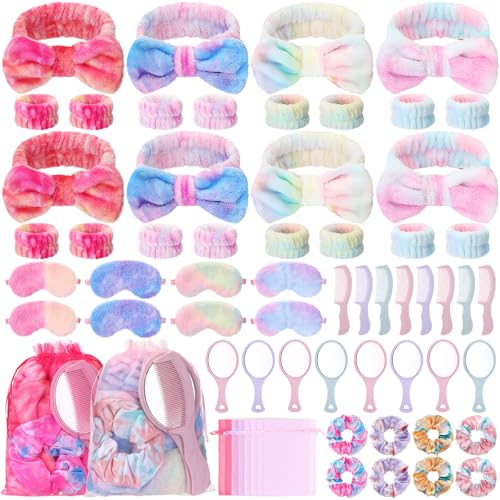 64 Pcs Spa Sleepover Party Supplies for Girls Include 8 - Janinka Official Imagery - 1