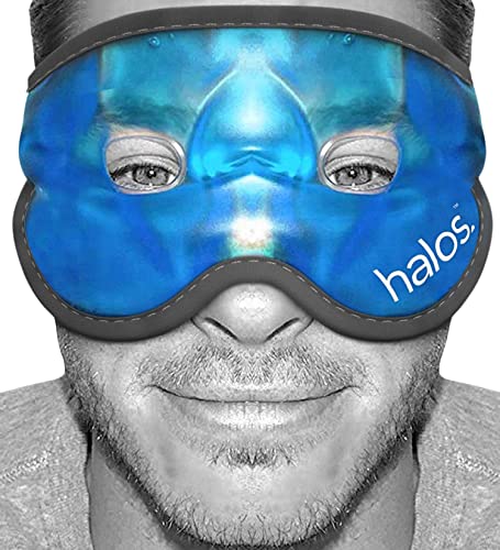 MyHalos Cooling Gel Eye Mask, Cold Ice Pack for Puffy Eyes & - myhalos
