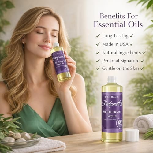 1 Fl Oz MICHI OBAMA Perfume Oil For Women, For Home & Gifts - Product Imagery