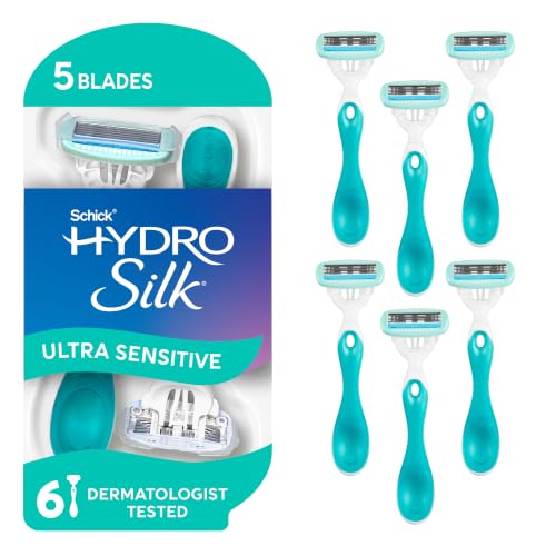 Schick Hydro Silk Sensitive 5 Blade Disposable Razors for - Schick Hydro Silk Official Imagery - 1