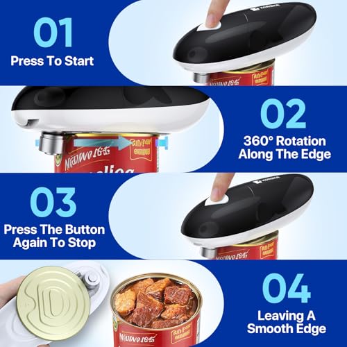 Electric Can Opener, Automatic Can Opener, Suitable for Any Size - Product Imagery
