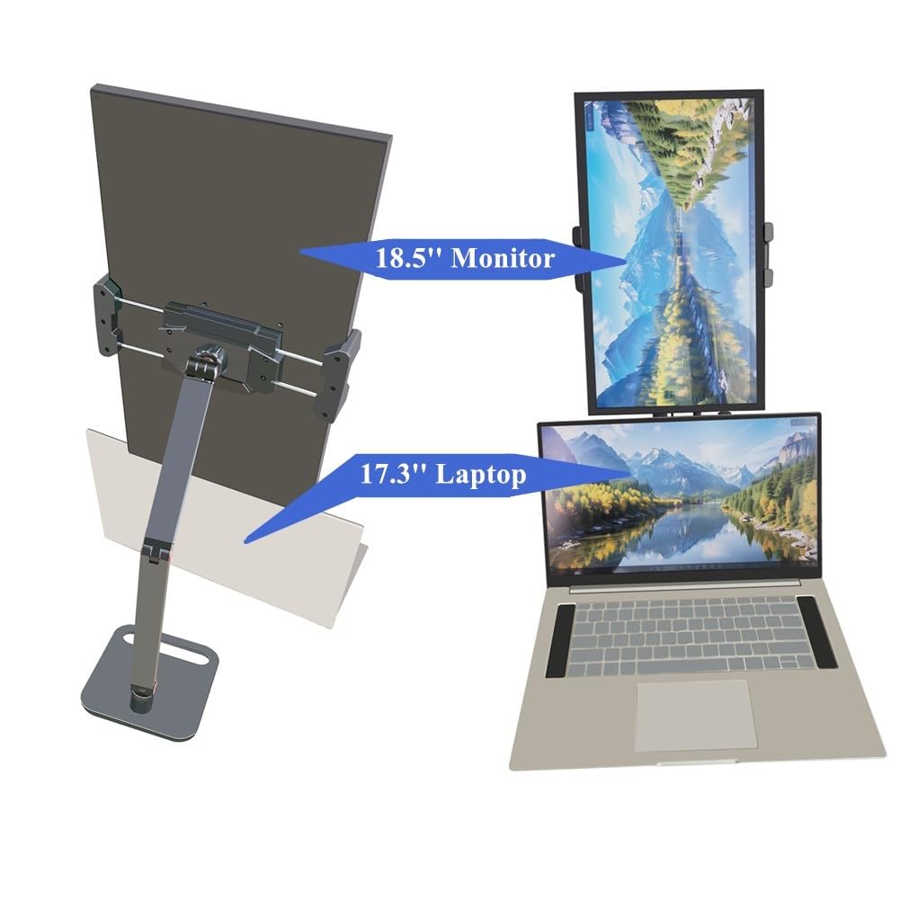 Portable Monitor Holder for 6-18.5 inch Screen Desktop Monitor Tablet Stand