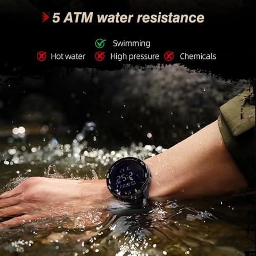 Digital Watch for Men Tactical Military Waterproof Sports - Product Imagery