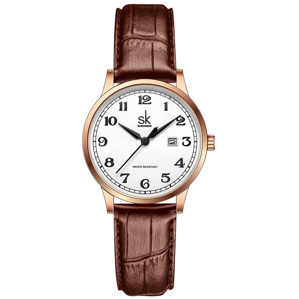 SHENGKE SK Classic Business Women Watches with Stainless Steel - Product Imagery