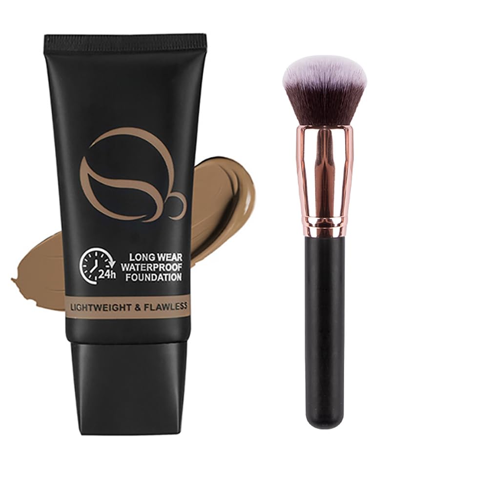 24 Hour Men s Liquid Foundation with Brush Concealer BB - KUQAA Official Imagery - 2