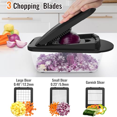 Ukeetap 12-Blade Cook Tool & Gadget Sets, Chopper Slicer Grater - Product Imagery