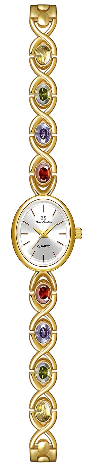 MASTOP Luxury Vintage Gold Watches for Women with Jade - MASTOP Official Imagery - 8