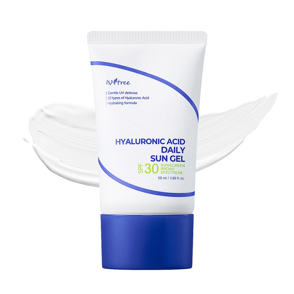ISNTREE Hyaluronic Acid Daily Sun Gel SPF 30 - Korean Face Sunscreen with Hyaluronic - IsNtree Official Product View 2