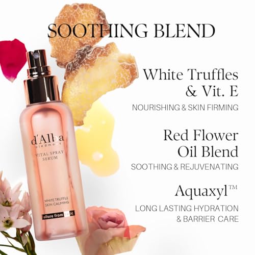 d'alba Piedmont White Truffle Vital Spray Serum, Vegan Skin - Product Imagery