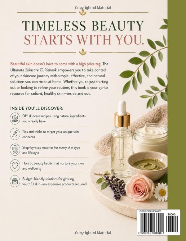 THE ULTIMATE SKINCARE GUIDEBOOK: DIY Tips and Tricks to Timeless - Product Imagery