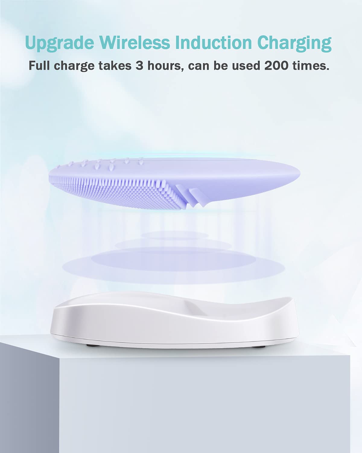 EZBASICS Silicone Facial Cleansing Brush IPX7 Waterproof - EZBASICS Official Imagery - 5