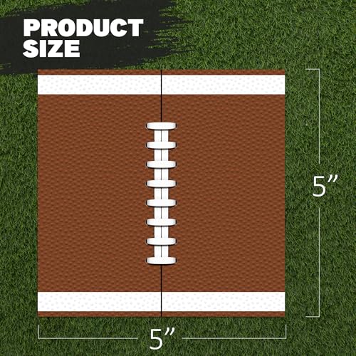 ArtCreativity 80 Pack Football Field Napkins - Set of 80 - - Product Imagery