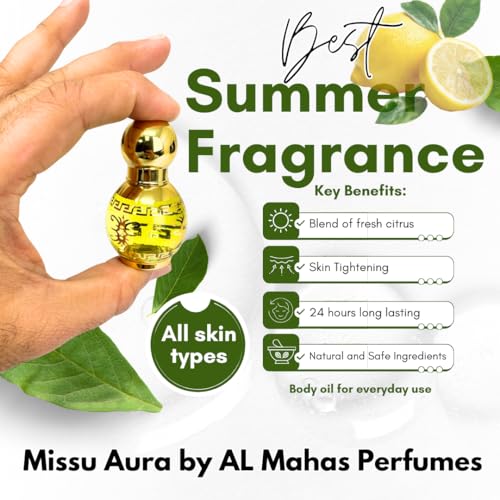 Missu Aura - Perfume body Oil (10 ml) - 24 hours Long Lasting, - Product Imagery