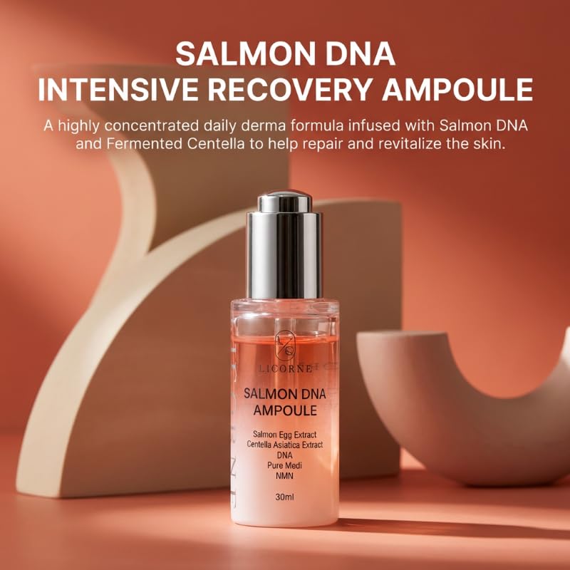 Licorne Salmon DNA Ampoule – PDRN Ampoule Serum with Centella - Product Imagery