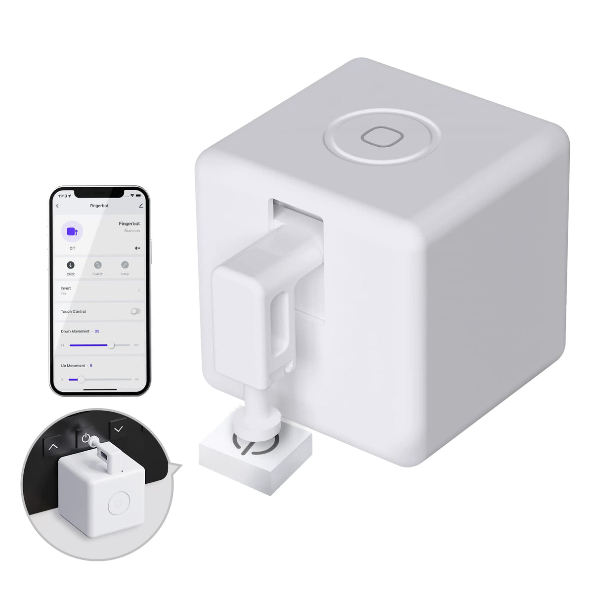MOES Fingerbot Plus Smart Button Pusher Accessory Kit Tools - MOES Official Imagery - 3
