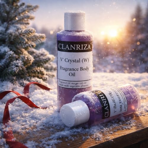 1 Fl Oz V' Crystal Natural Fragrance Body Oil For Women - Product Imagery