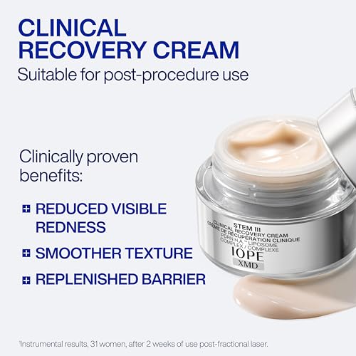 IOPE XMD Stem III Clinical Recovery Cream - Facial Moisturizer - Product Imagery