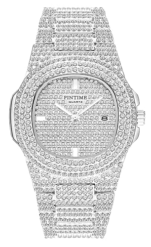 FANMIS Unisex Luxury Crystal Diamond Watches Silver Gold Fashion - Product Imagery