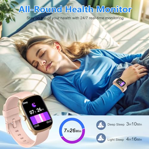 Smart Watch for Men Women, 1.95"HD Smartwatch (Dial/Answer - Product Imagery