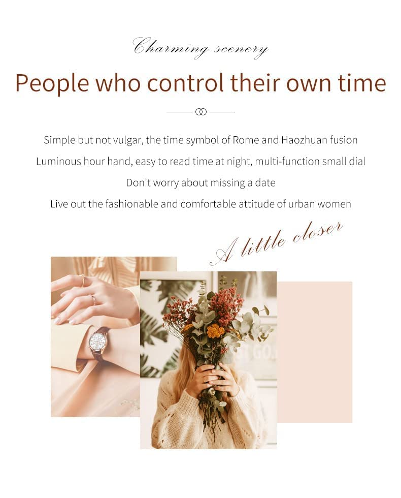OLEVS Valentines Couple Pair Watches His and Her Couple Set - Product Imagery