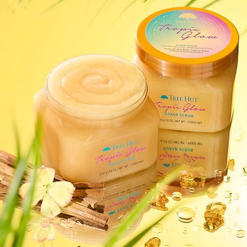 Tree Hut Body Scrub, Tropic Glow, 18 Oz - Product Imagery