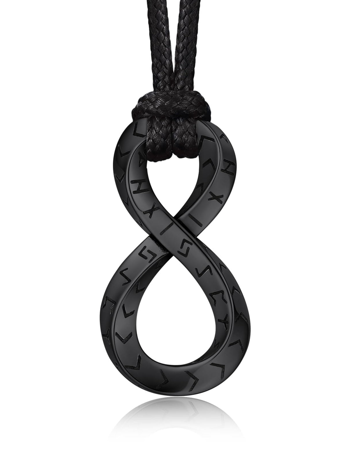 Bandmax Men s Infinity Viking Rune Pendant With Adjustable - Bandmax Official Imagery - 1