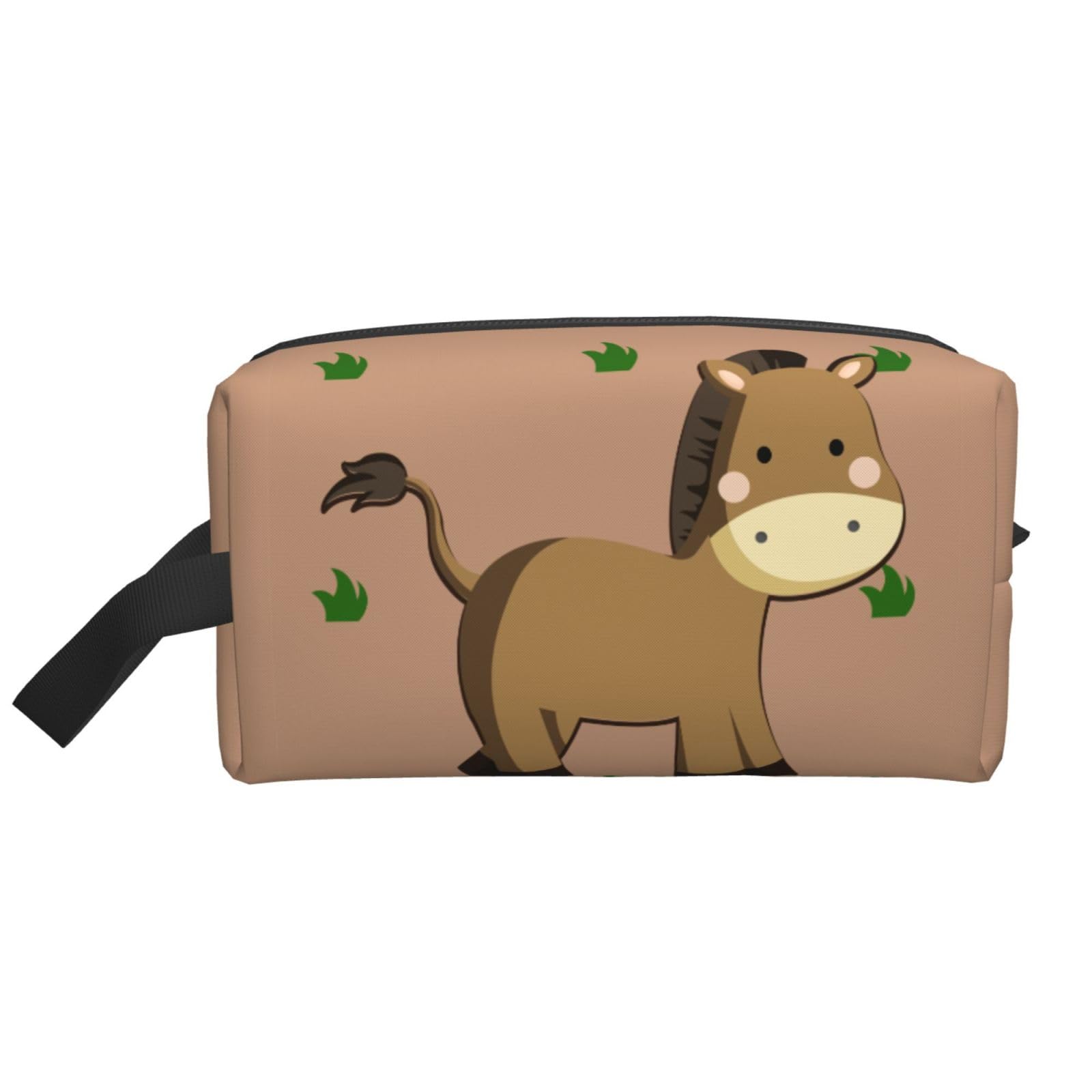 SXZVVBN cartoon donkey Large Capacity Travel Toiletry Bag Durable Oxford Cloth Makeup Organizer Cosmetic Pouch