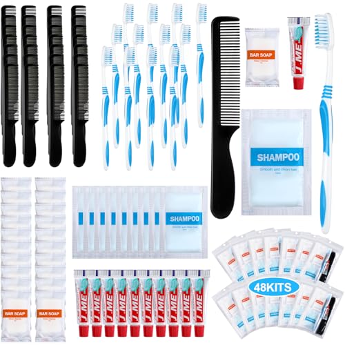 Newtay 240 Pcs 48 Kit Personal Hygiene for Homeless Bulk - Newtay Official Imagery - 1